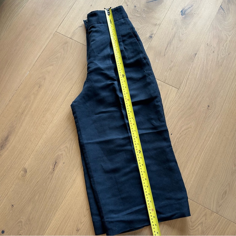 CELINE navy linen Culottes - Picture 11 of 13